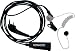 Kenwood KHS-8-BL 2-Wire Palm Mic w/Earphone - Black