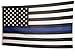 Police Creations Brand Thin Blue Line Flag USA 5x3 FT Full Size Police