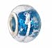 Pandora Style Charm Bead (Z233) Murano Style Lampwork Glass (14mm x 10mm) (fits Troll too)