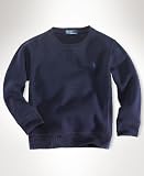 Ralph Lauren Baby Sweater, Baby Boys Crewneck Newport Navy 18 months Image