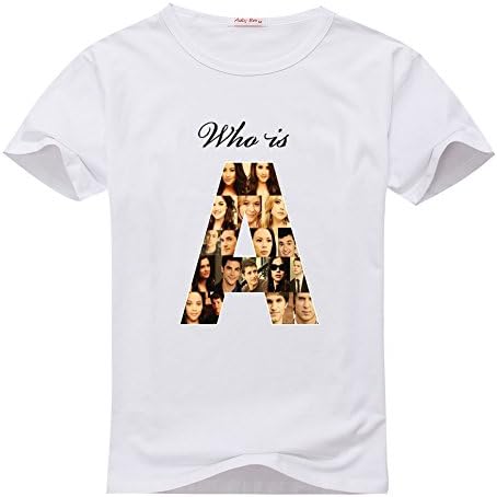 NeynStyle Womens Pretty Little Liars TV Show White T-shirts Size S