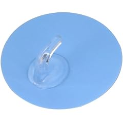 Daffodil NHK11B - Everstick Nano Haken Set - Wandhaken f�r Badezimmer/K�che Fliesen sowie Glas und Hochglanz T�ren - 2Kg Rund Blau 2 Pack