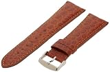 Hadley-Roma Men's MS2010RB-240 24-mm Tan Genuine Alligator Leather WatchStrap
