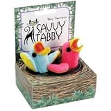 Savvy Tabby? Tiny Tweeters Soft Plush Birds With Catnip