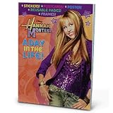 New Hannah Montana Pencil Case Black/Purple + Pencils Pack & Sharpener