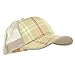 Plaid Straw Trucker Caps