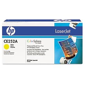 HP CE252A - CE252A Toner, 7000 Page-Yield, Yellow by 
