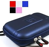 Eva Nylon Hard Shell Carrying Case Compatible with Garmin Nuvi 650 660 670 680 710 750 760 770 780 850 860 880 755T 765T 775T 785T GPS Vehicle Navigator (Many Color Available)