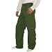 2 PIECE BONUS PACK: Green Mens VANS Waterproof Ski Snowboard / Snow Pants & Adidas Toque / Hat