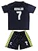 2015/2016 REAL MADRID #7 RONALDO KIDS AWAY SOCCER JERSEY & SHORTS YOUTH SIZES