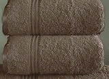 MARRIKAS Egyptian Cotton 2 Piece WASH CLOTH Set TAUPE