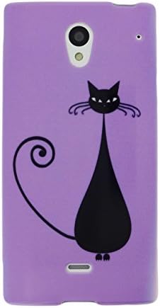 Us-Trendsss TPU Soft Cover Printed Case for SHARP AQUOS Crystal/306sh ( Cat )