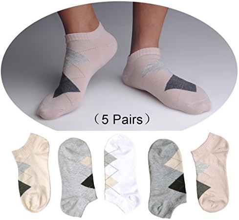 HCSocks Men Running Socks Best Cotton Running Socks For Men (5 Pair)