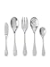 Knork Matte 5-Piece Serving Set, Silver