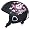 Lucky Bums Youth / Adult Ski & Snowboard Helmet - Pink Skull (M (57-58cm /22.5-23