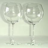 B.E.C. - Pack 2 Verres à pied pour Bourgogne en verre 63cl