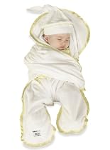 GoBaby Teddytoes Cotton Lt. Yellow Satin Trim Sz 2 (6-18 Mo)