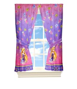 Princesa Rapunzel Cortinas 104 x 160 cm Enredados - 2 Piezas de Paneles