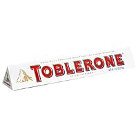 Toblerone White Chocolate, 3.52-Ounce Bars (Pack of 12)