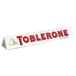 Toblerone White Chocolate, 3.52-Ounce Bars (Pack of 12)