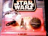 Star Wars Micro Machines X: Lars Family Landspeeder, Incom T-16 Skyhopper and Death Star II