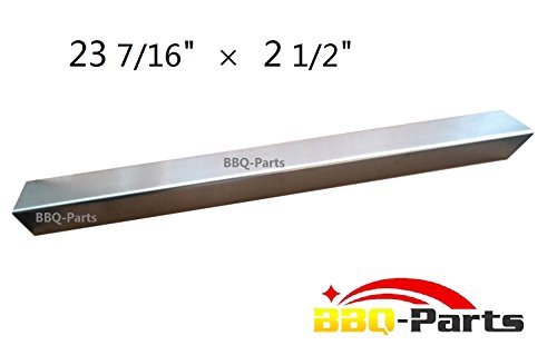 bbq-parts SPD171 Stainless Steel Heat Plate, Heat Shield, Heat Tent, Burner Cover, Vaporizor Bar, and Flavorizer Bar Replacement for Select Gas Grill Models by Charbroil, Kenmore and Others | VRB7 (23 7/16