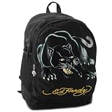 Ed Hardy Bruce Panther Backpack - Black