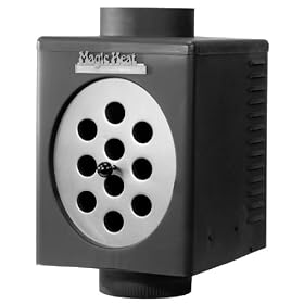 Magic Heat Reclaimer for Wood, Oil or Coal Stove - 8 in., Model# MH-8-R