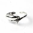STERLING SILVER TOE RING - 9mm Dolphin