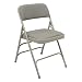 National Public Seating 2300 Series Steel Frame Upholstered Premium Fabric Seat and Back Folding Chair with Triple Brace, 480 lbs Capacity, Cafe Beige/Beige (Carton of 4)