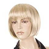 Katie Wig | Blonde Bob Cut Hairstyle Fashion Wig with fringe