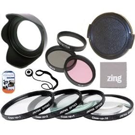 67mm Multi-Coated 7 Piece Filter Set Includes 3 PC Filter Kit (UV-CPL-FLD-) And 4 PC Close Up Filter Set (+1+2+4+10) For Panasonic Lumix G Vario 100-300mm F/4.0-5.6 OIS Lens + Lens Cap + Cap Keeper + MicroFiber Cleaning Cloth + LCD Screen Protectors