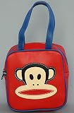 Paul Frank The Julius Red Square Satchel with Blue Trim,Bags for Women 41O8D3qMpuL. SL160 Paul Frank The Julius Red Square Satchel with Blue Trim,Bags for Women