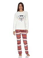 Gisela Pijama Camiseta Y Pantalón (Crudo)