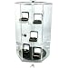 Revolving Locking Counter Top Acrylic Hexagon Display Case