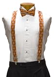 Clemson Suspenders - Clemson University Orange Suspenders with Tiger Paw Logo
