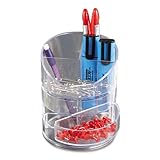 Rolodex Super Cup with Small Storage Drawers, Clear (14096)