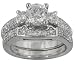 Jewelry : 2.29 ct. TW Round Diamond Engagement Set with Form Fit Matching Band 14k