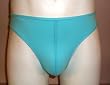 Mens AQUA Thong / Flatlock Front