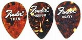 Fender 358 Jazz Guitar Pick Shell, Medium 6 Dozen