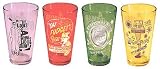 A Christmas Story Movie - Collectible Tinted Pint Bar Glasses (Set of 4)