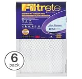 3M 2000DC-6 16 X 20 X 1 Filtrete Ultra Allergen Furnace Filter (6 Pack)