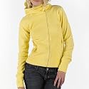 Bench Womens Ninja Asymmetric Zip Hoody Yellow