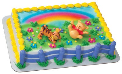 Rocking Baby Pooh & Tigger Cake Topper Kit