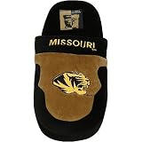 Missouri Tigers NCAA Comfy Feet Scuff Slippers (Men's Size 10 to 11 1/2)