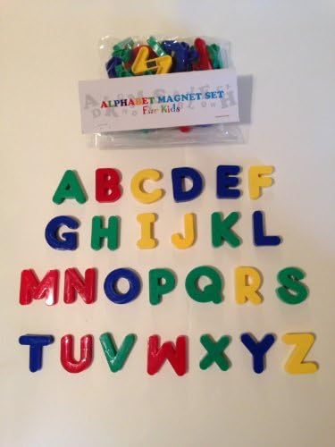 Refrigerator Magnets for Kids: Alphabet Set with Magnets for Toddlers
