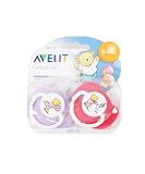 Avent Bear Toddler Silicone Pacifiers 6-18 Months