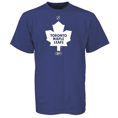 NHL Men's Toronto Maple Leafs Primary Logo T-Shirt (Dark Blue, Large)