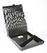 Champion SL29-XL28 Brute Platinum HSS Slimline Mechanics Length Drill Bit Set-29pc 135 Deg. Split Point