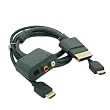 Microsoft Xbox 360 HDMI + Audio Dongle Adapter & Cable
